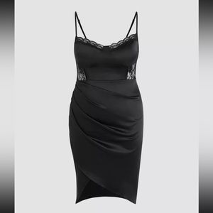 Satin and Lace LBD